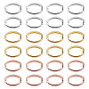 Brass Twister Clasps KK-FH0001-36-1