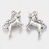 Tibetan Style Alloy Pendants X-TIBEP-T052-28AS-RS-2