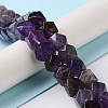 Natural Amethyst Star Cut Round Beads Strands G-M418-C01-01-2