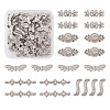 Alloy Crystal Rhinestone Spacers Bars ALRI-KS0001-01P-1