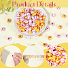 200Pcs Acrylic Beads OACR-PA0001-66A-6