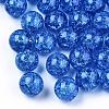 Transparent Crackle Acrylic Round Beads Strands CCG-R002-12mm-03-3