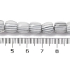 Handmade Lampwork Chevron Beads Strands LAMP-K041-01B-11-5