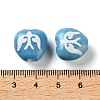 Printed Handmade Porcelain Beads FIND-H023-01D-3
