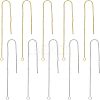 20Pcs 2 Colors 304 Stainless Steel Stud Earrings Findings STAS-UN0036-78-1