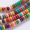 Synthetic Turquoise Beads Strands G-E456-33G-3X6mm-1