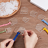 30Pcs 3 Style Acrylic Thread Winding Boards FIND-PH0018-40-3