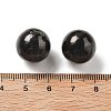 Natural Shungite Sphere Beads G-F675-01-A-3