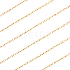 1 Roll Ion Plating(IP) 304 Stainless Steel Cable Chains CHS-BBC0001-20-7