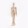 Unfinished Blank Wooden Puppet DIY-WH0163-92B-1