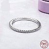 Anti-Tarnish Rhodium Plated 925 Sterling Silver Finger Rings RJEW-FF0008-008P-18mm-3