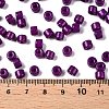 Opaque Baking Paint Glass Seed Beads SEED-T008-02U-5