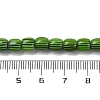 Handmade Lampwork Chevron Beads Strands LAMP-K041-01A-12-5