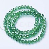 Electroplate Glass Beads Strands EGLA-A034-T1mm-A10-2