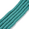 Handmade Polymer Clay Beads Strands CLAY-R089-6mm-Q107-1