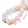 Natural Crackle Agate Beads Strands G-S359-240B-2-4