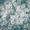100pairs Plastic Snap Buttons BUTT-CY0001-03-6