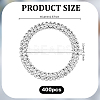 400Pcs Resin Ribbon Buckles RESI-WA0001-01-2
