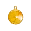 304 Stainless Steel Pendant Cabochon Settings PW-WG002AB-11-1