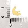 Ion Plating(IP) 304 Stainless Steel Charms STAS-N103-194G-11-3