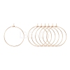 Ion Plating(IP) 316L Surgical Stainless Steel Hoop Earring Findings STAS-D164-01RG-1