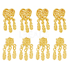 SUPERFINDINGS 10Pcs 2 Style Alloy Pendant FIND-FH0006-97-1