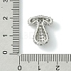 Rack Plating Brass Clear Cubic Zirconia Pendants KK-S378-01P-T-3