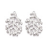 304 Stainless Steel Imitation Coral Pendants STAS-T069-41P-1