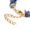 Natural Lapis Lazuli Beaded Bracelets BJEW-JB05181-05-3