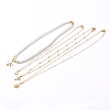 Beach Style Brass Pendant Necklaces NJEW-JN03333-1