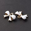 Alloy Enamel Pendants ENAM-O049-04G-02-5