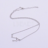 Alloy Rhinestone Pendants Necklaces NJEW-WH0007-02I-1