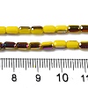 Electroplate Glass Beads Strands EGLA-D031-01-22-4
