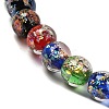 Handmade Dichroic Foil Glass Beads Strands DICH-U001-02A-3