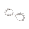 925 Sterling Silver Hoop Earrings Findings STER-B004-12P-2