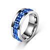 304 Stainless Steel Gear Rotatable Finger Rings FS-WGAD37A-13-1