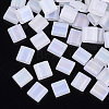 2-Hole Transparent Glass Seed Beads SEED-T004-02C-01-1