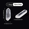AHADERMAKER 15pcs Natural Quartz Crystal Beads G-GA0001-66-2