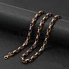 Stainless Steel Byzantine Chains Necklaces for Men FS-WG56795-64-1