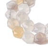 Natural White Agate Beads Strands G-K359-C07-01-4