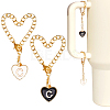 2 Sets Alloy Enamel Cup Pendant Decorations HJEW-SC0001-56C-1