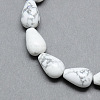 Natural Howlite Gemstone Bead Strands X-G-T004-19-1