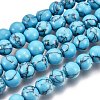 Synthetic Turquoise Beads Strands Z0NDC015-1-1