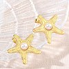 304 Stainless Steel Stud Earrings SA-CBA46AF-05G-02-1