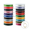 10 Rolls 10 Colors 10M 9-ply Polyester Round Thread OCOR-YW0001-07A-2