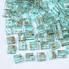 2-Hole Transparent Glass Seed Beads SEED-S023-30C-21-1