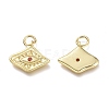 Brass Micro Pave Cubic Zirconia Pendants LS-KK-P188-C08-G-2