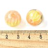 Two Tone Transparent Acrylic Beads OACR-D304-02E-3