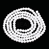 Opaque Solid Color Electroplate Glass Beads Strands EGLA-A039-P2mm-A15-2