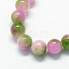 Natural Dyed Persian Jade Gemstone Bead Strands G-R271-10mm-XP25-2